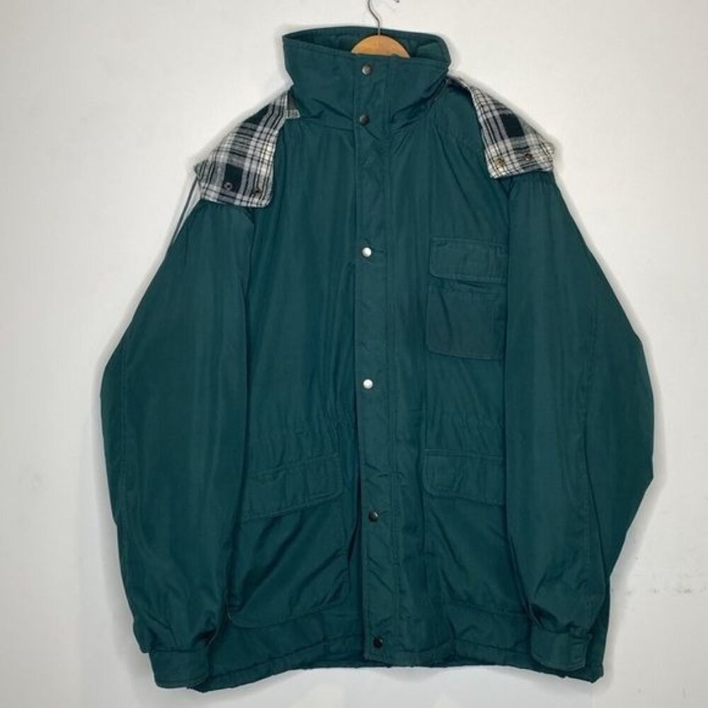 Fieldmaster Flannel Lined Green Parka: Size 2XT
